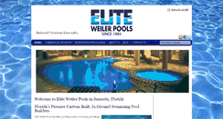 Desktop Screenshot of eliteweilerpools.com
